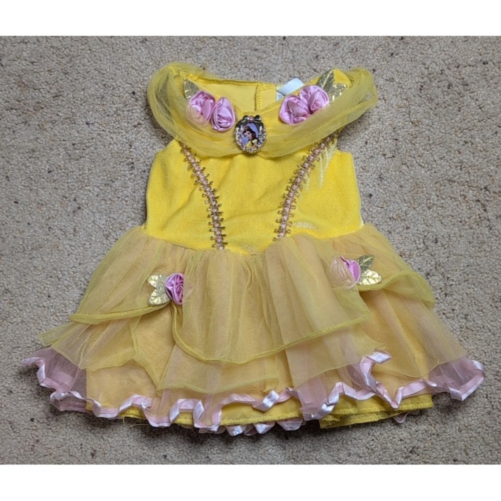 Disney Store Belle Costume Dress 12–18M Yellow Baby Beauty and the Beast